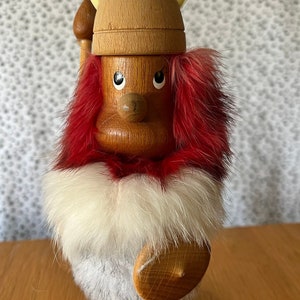 Danish Wood Viking Figurine