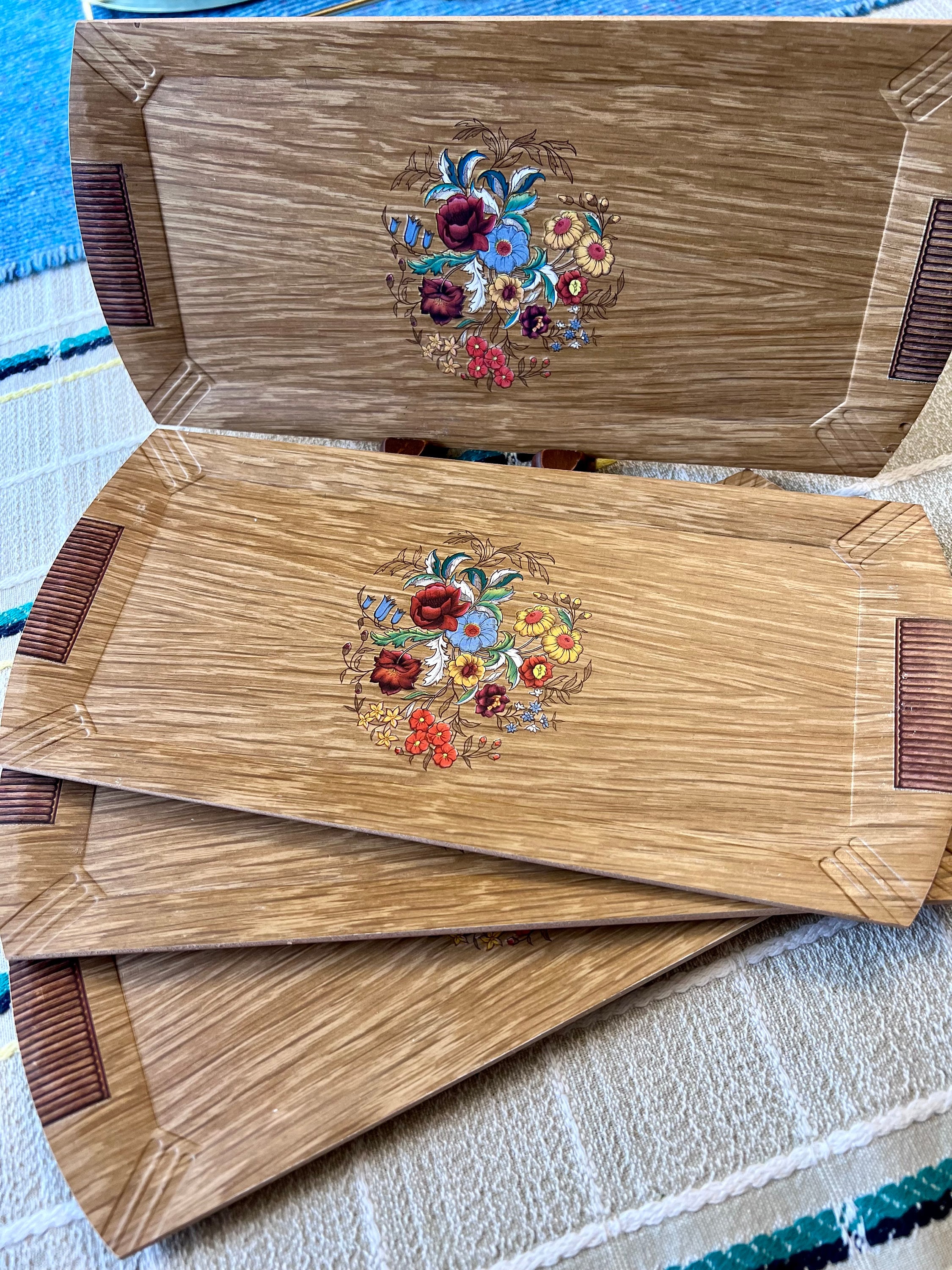 【たぁこ*さま】vintage tray ❀ スポンコリ トレイ Finland たぁこ*さま】vintage tray ❀ スポンコリ トレイ Finland