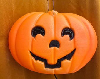 Jack o lantern hanging light up blow mold