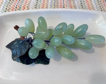 Vintage Jade Stone Grape cluster