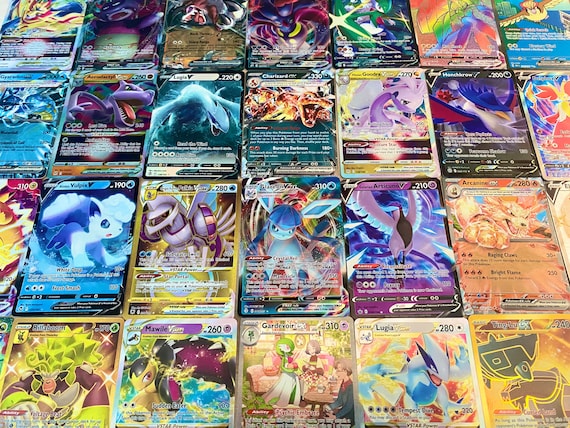 Pokmon 50 Card Lot - VSTAR OR VMAX + Holos Guaranteed! - Etsy
