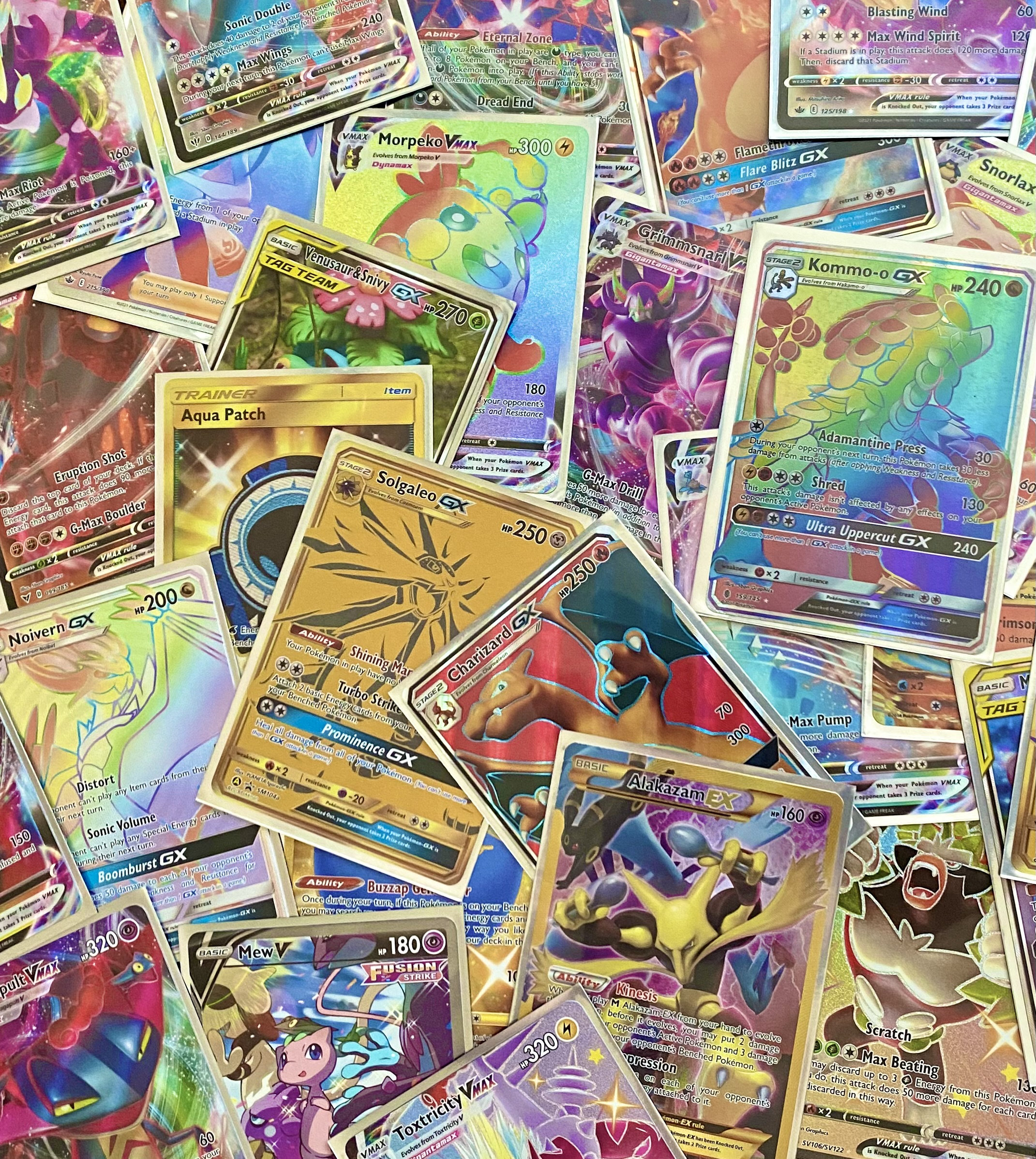 HUGE Pokémon Card lot - 101 cards! V, VMax, GX, Ultra rare, Secret rare +++  MYSTERY item