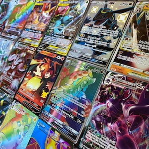 10 Card ALL Ultra Rare Pokemon Pack - Ex, Gx, V, VMAX, VSTAR! Perfect Gift for Kids! No Duplicates!