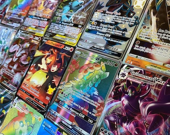 super duper rare pokemon cards 5 Ultra Card Lot - V, Gx, ex, Assorted Variety 2 foil rare cards Most Expensive Ultra Rare Pokémon