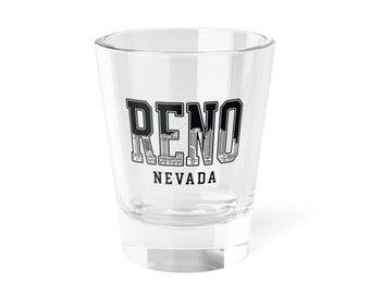 Reno Nevada Vintage Lettering Shot Glass | 1.5oz