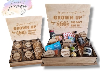 Personalized Birch Wood Treat Box: Funny Birthday Gift