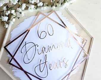 Personalized Anniversary Cake Topper: Hand-Painted Acrylic, 'We Still Do'