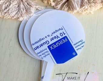 10 x Acrylic Cake Topper Blanks - laser cut