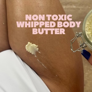 Thick & Heavy Whipped Shea Body Butter, Natural Vegan Skincare, Cocoa Butter Cream for Dry Skin, Handmade Moisturiser UK, 275g