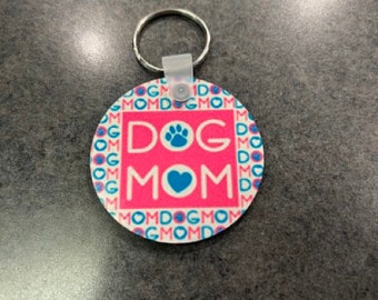 Dog Mom Keychain