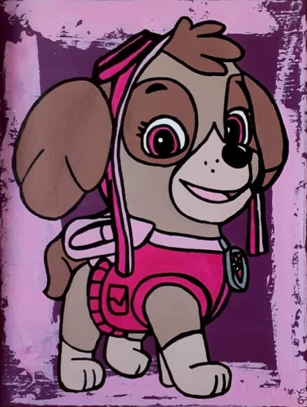 Toile Stella Pat Patrouille