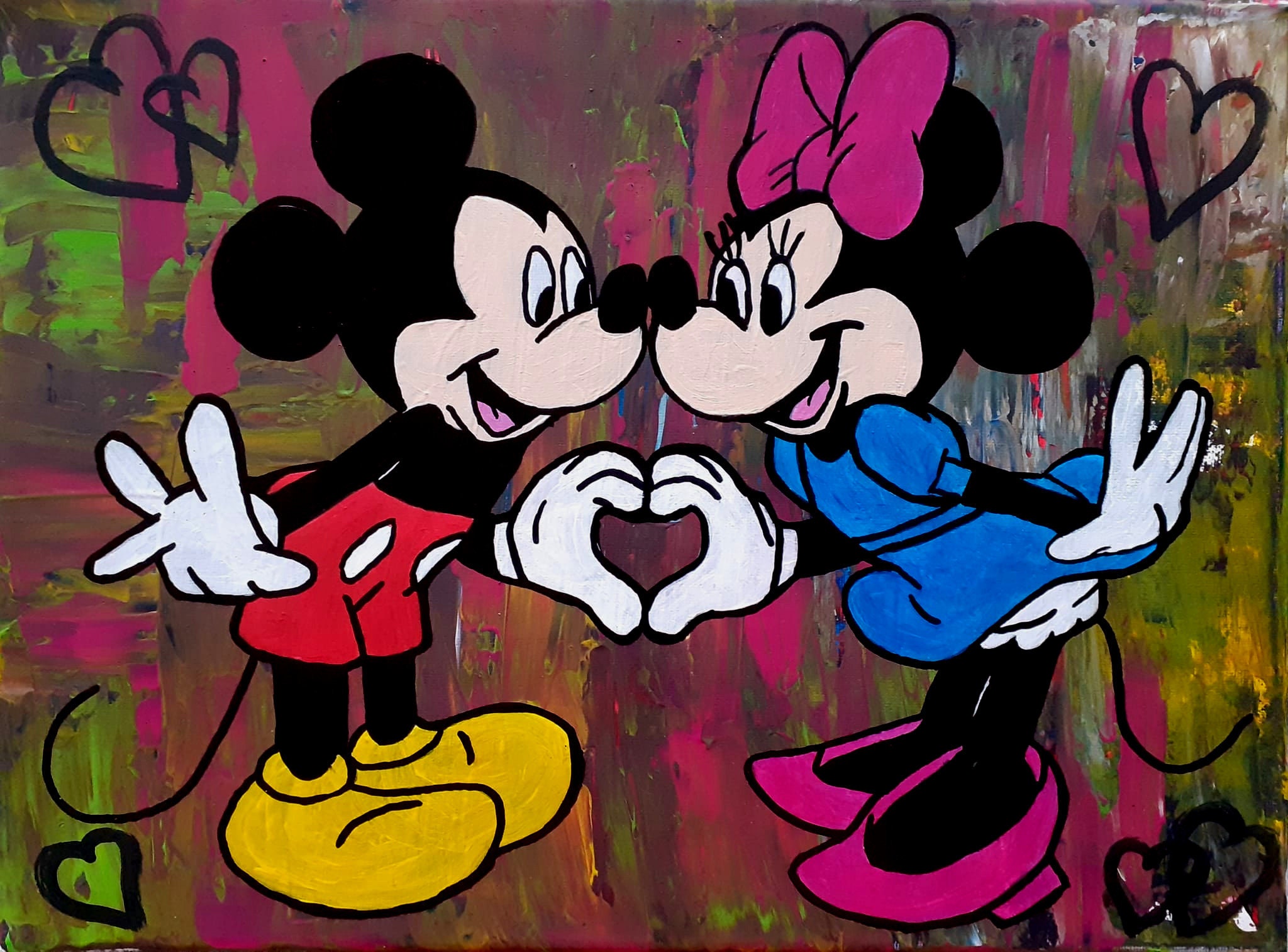 Toile Mickey & Minnie
