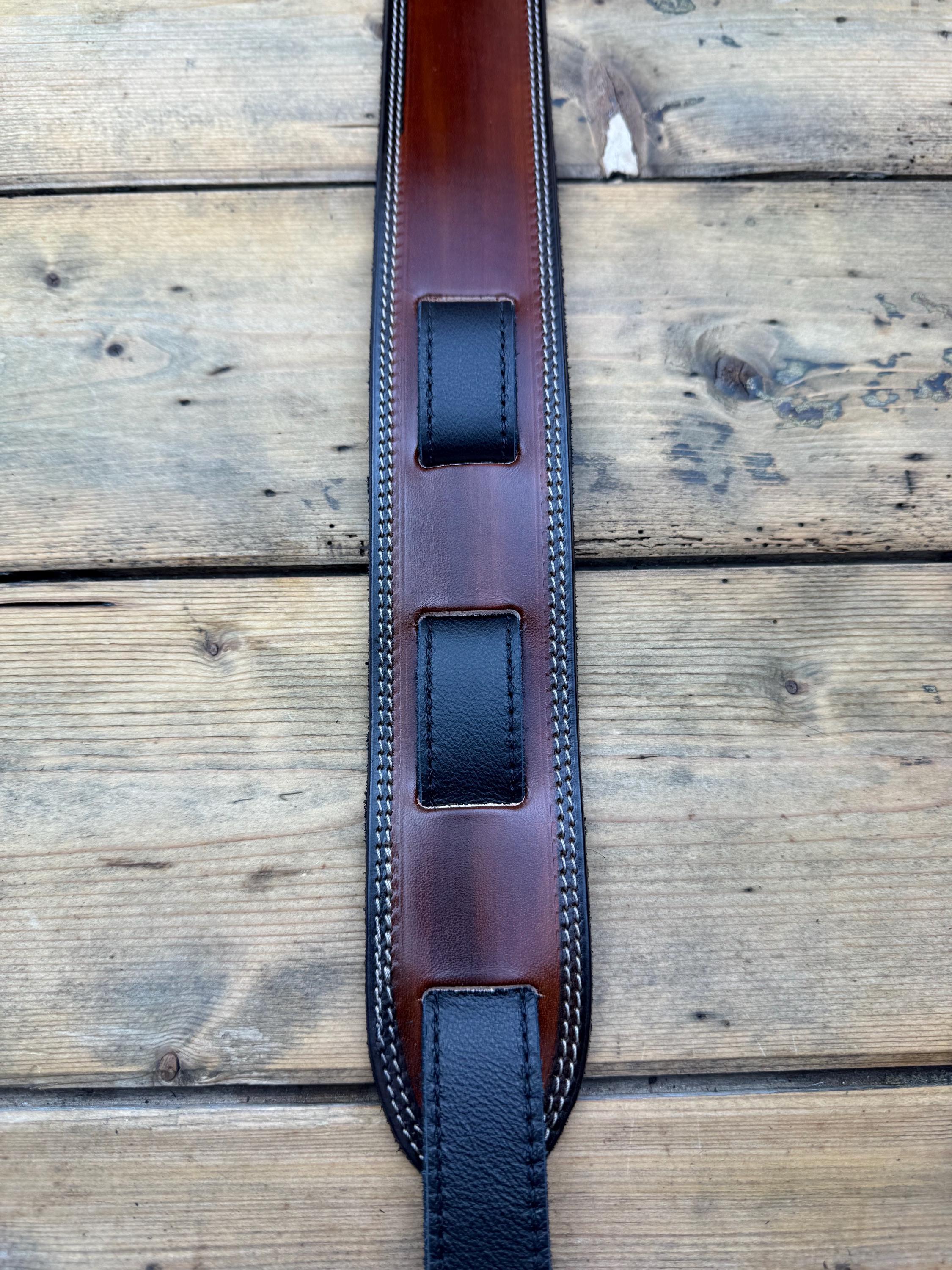 Personalised Leather Guitar Strap - Monogrammed Guitar - Custom Gift ...