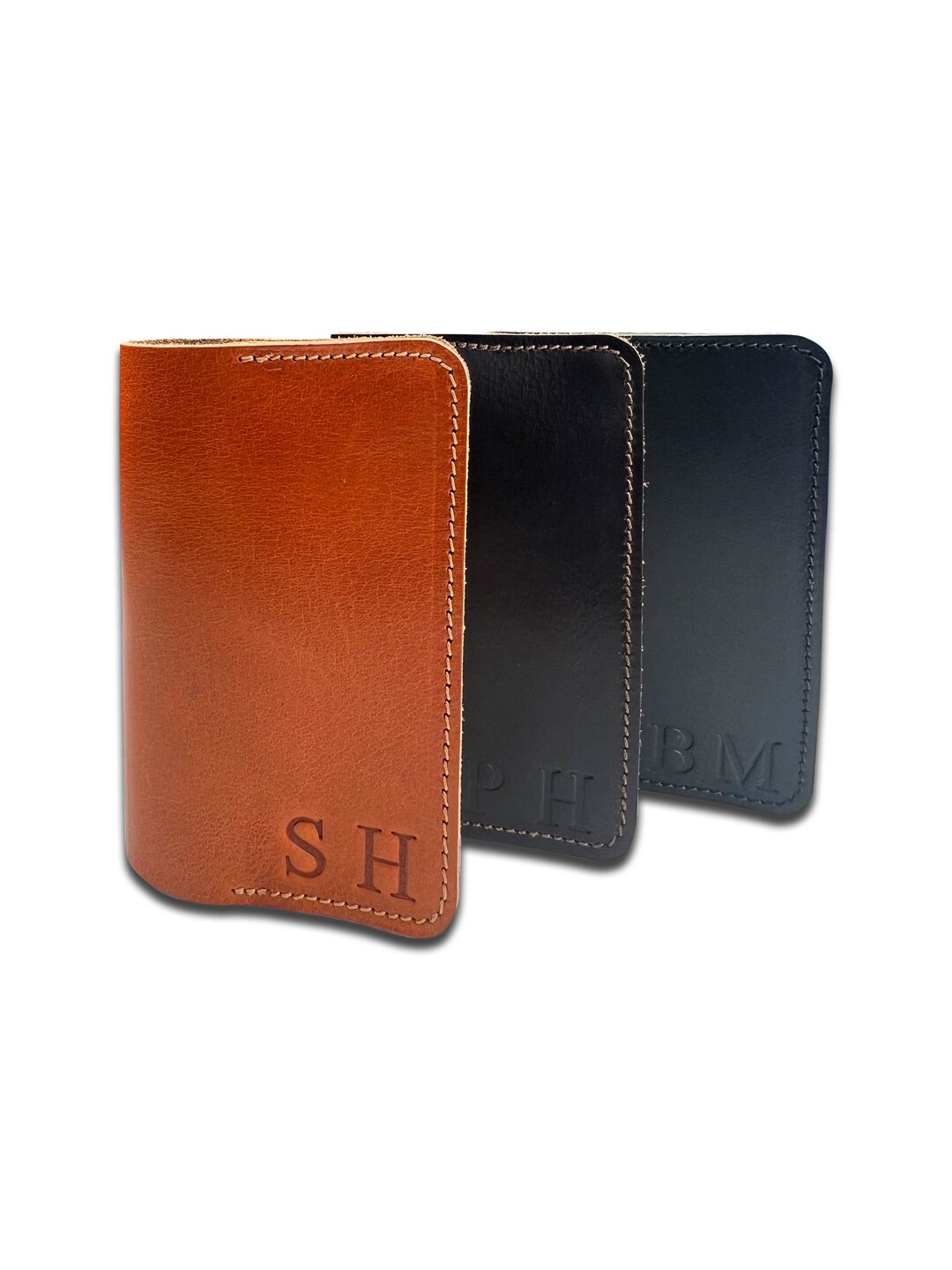 Leather Passport Cover, Personalised Gift Idea, Genuine Old English