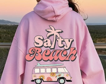 Beach Hoodie, Sunshine on my Mind hoodie, sunset hoodie, oversize hoodie, woman hoodie, aesthetic clothes, summer clothes, Salty beach