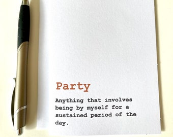 Funny Birthday Party Card (Version 1)