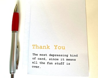 Humorous Thank You Card
