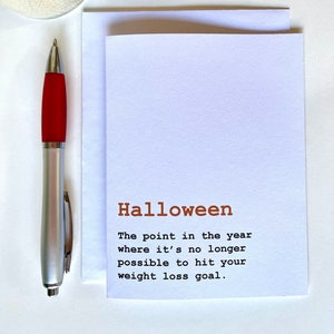 Biglietto d'auguri umoristico per Halloween