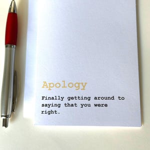 Apology Card for I'm Sorry Moments