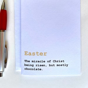 Tarjeta de Pascua humorística