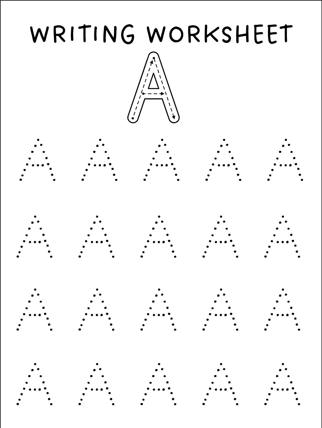 Alphabet Worksheet Upper and Lower Case Letters - Etsy