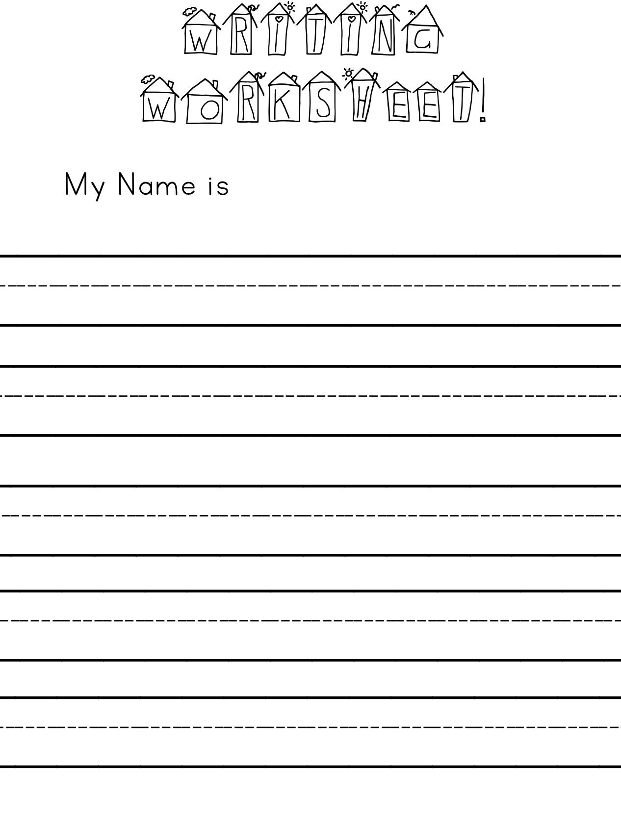 name writing practice worksheet etsy