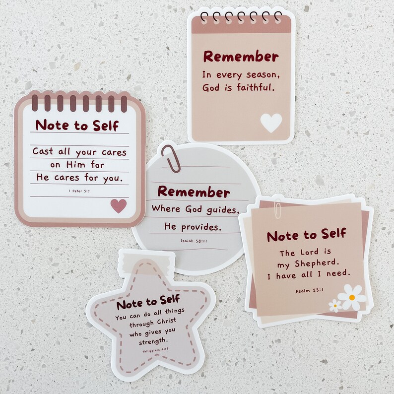 Note to Self Sticker | You Can Do All Things (phil 4:13) | 3" Vinyl ...