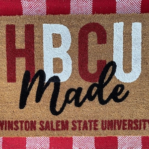 HBCU Made Doormat, Personalized Doormat, Graduation Gift, HBCU