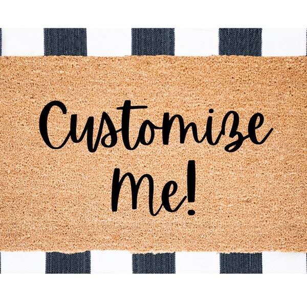 Design Your Own Doormat Etsy