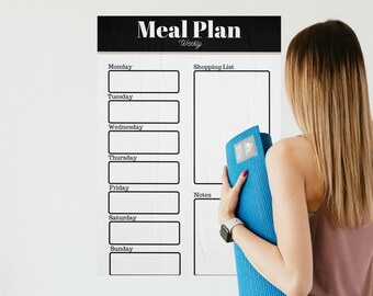 Printable Meal Plan, Weekly Meal Plan, Minimalist Meal Plan, Digital Meal Plan, Neutral Meal Plan, Modern Meal Planner
