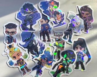 All 12 Valorant cute agents stickers  - Gift for friends－w free shipping