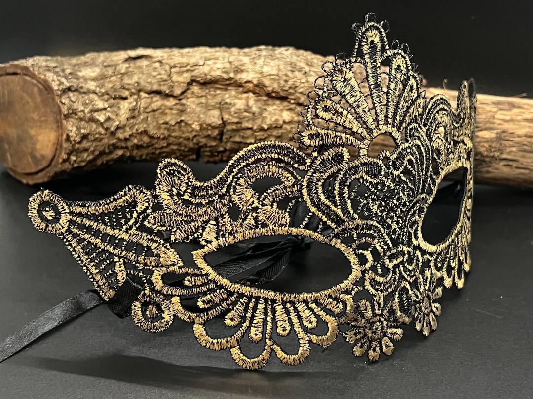 Lace Eye Mask Floral Vintage Costume Eye Mask Party Wedding Etsy