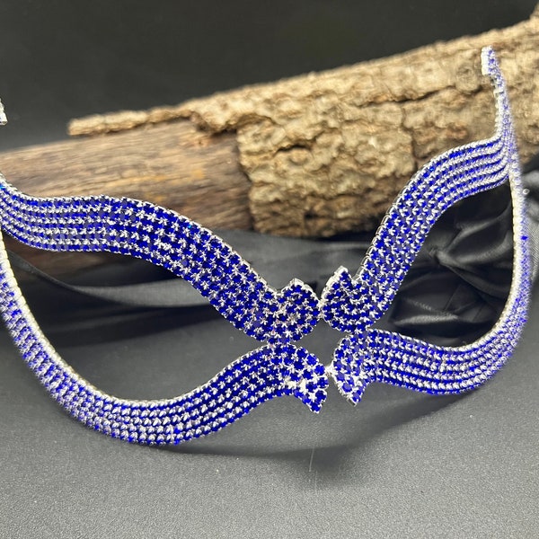 crystal mardi gras mask for sale