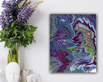 Res dig inifrån - Akrylmålning | Fluid Art | Abstrakt målning