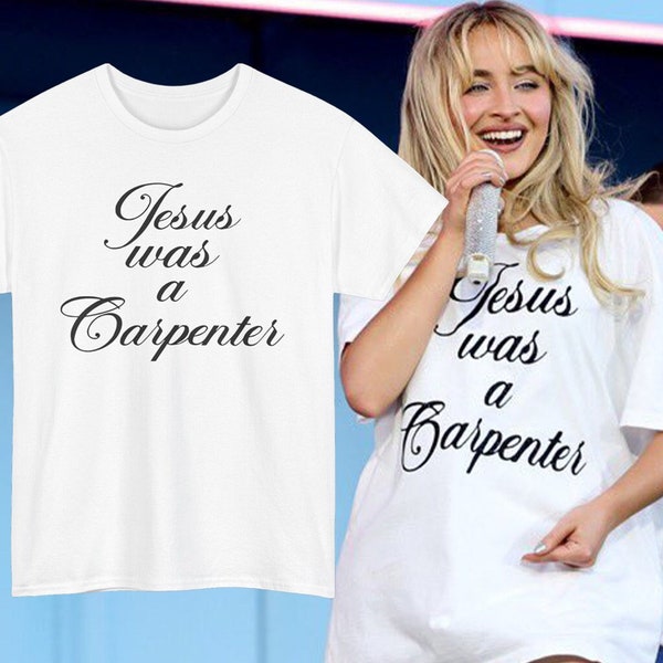 Nonsense Lyric Sabrina Emails I Cant Send Carpenter Oversized Carpenter Fan Shirt Jesus Was a Carpenter Shirt Sabrina Espresso Subtle Merch