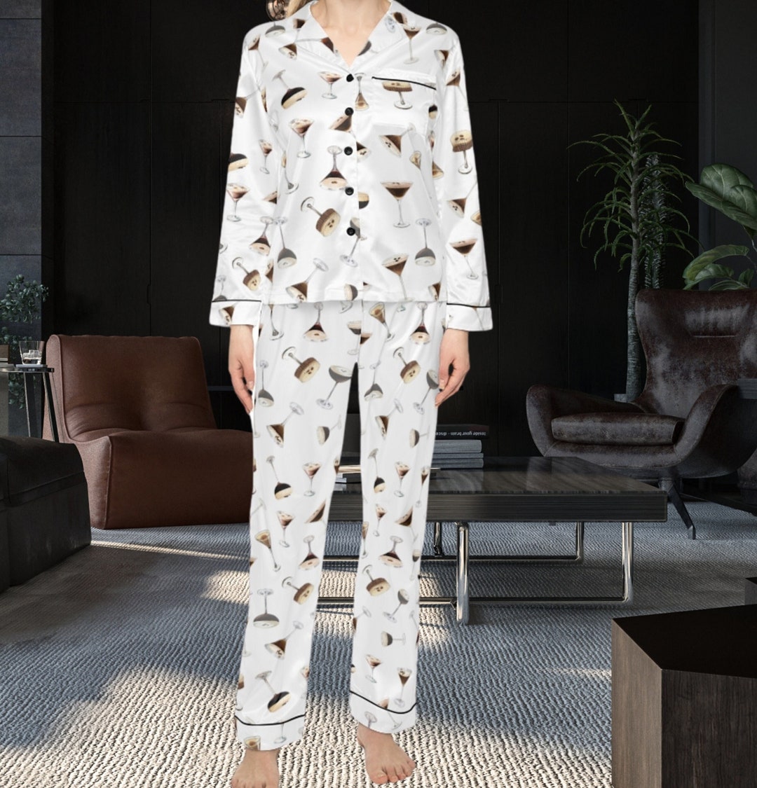 Espresso Martini Pajama Set, Espresso Martini Pajamas, Martini Pajamas