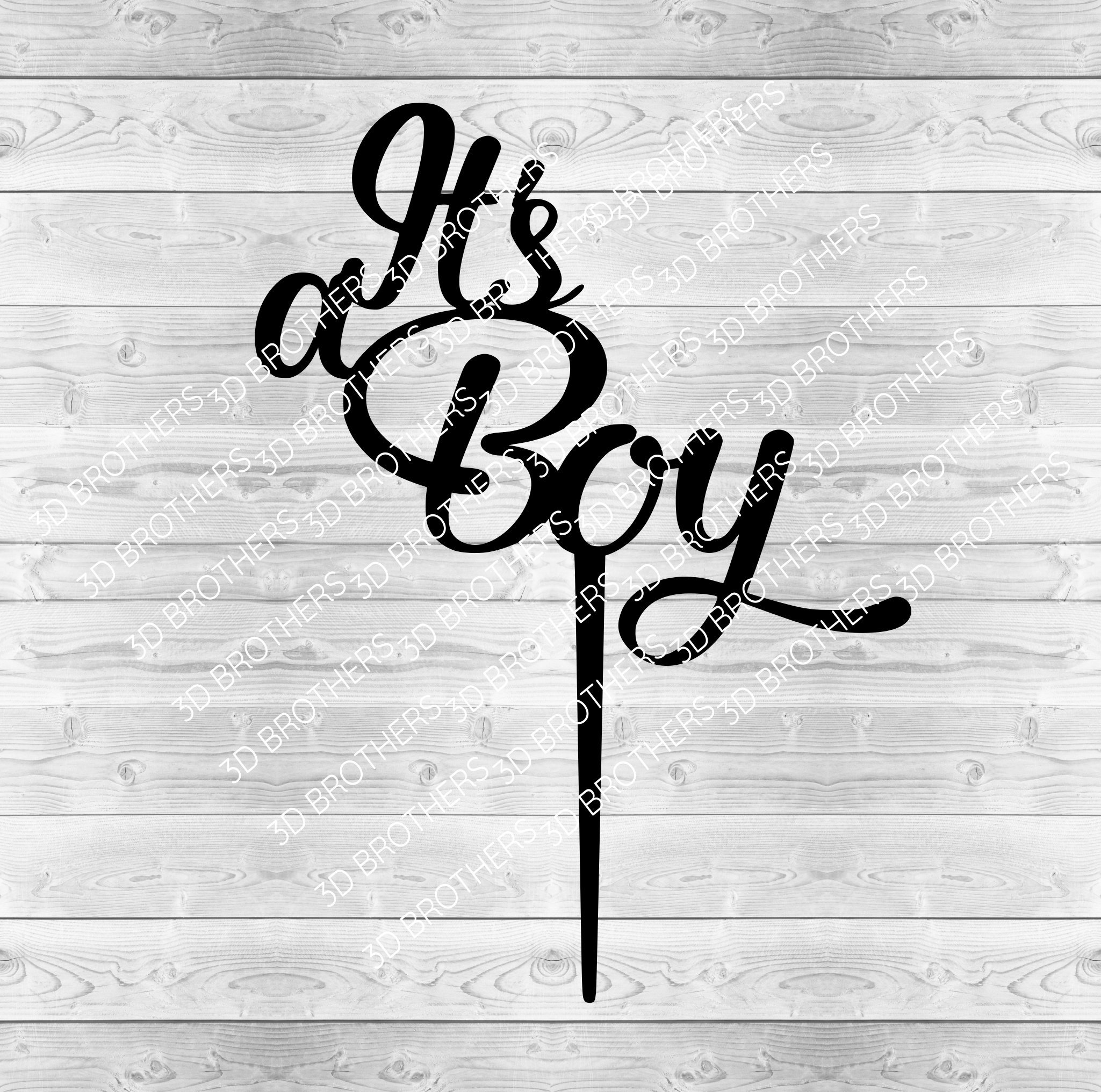 Its a Boy Cake Topper Svg Cake Topper Svg Baby Shower Cake Etsy Australia