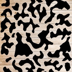 Woodland Camo Pattern SVG