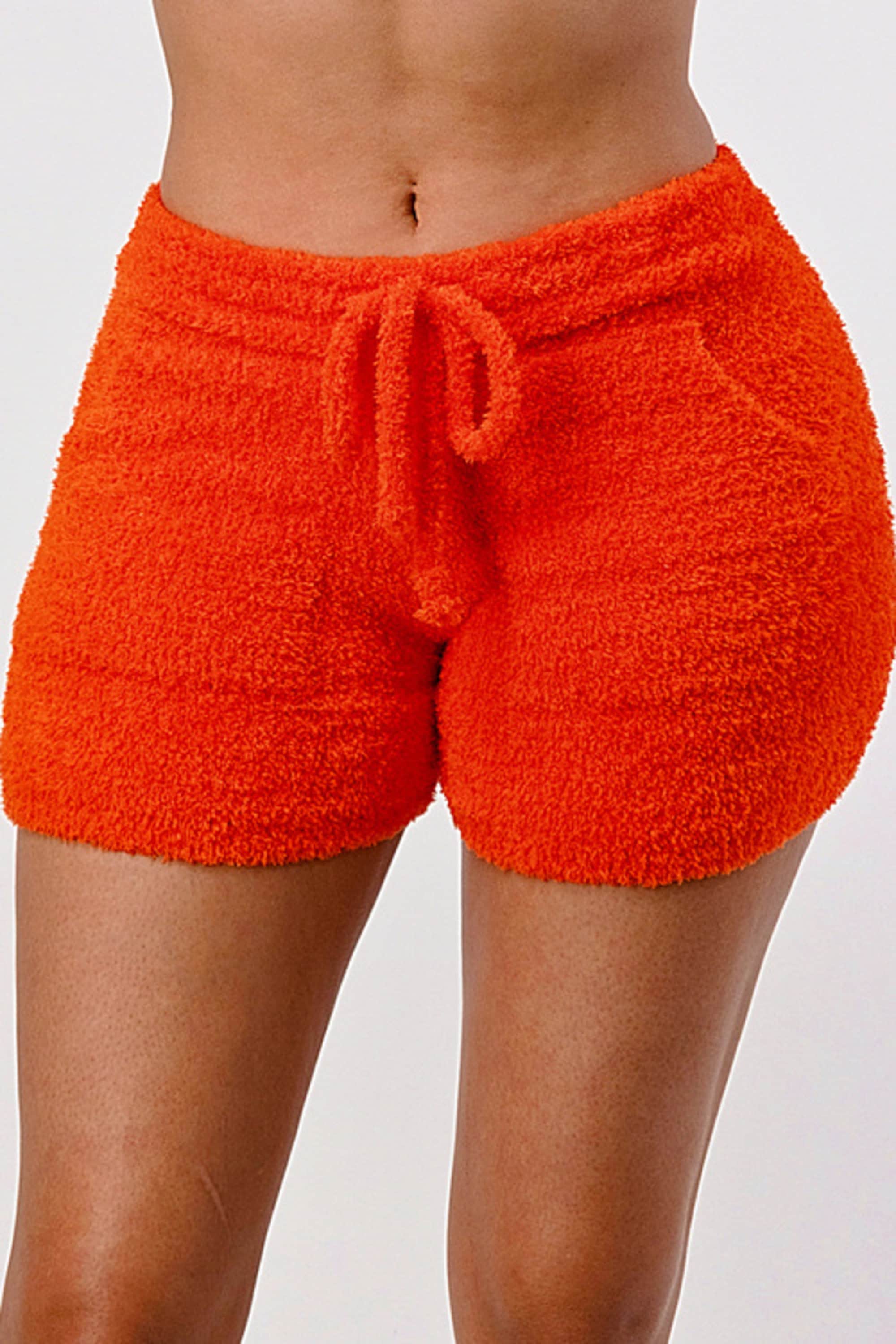 Fluffy Shorts Knit Shorts Short Loungewear Womens Loungewear Shorts
