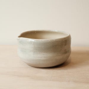 Japanese Matcha Bowl - Milk Matcha Mug, Hand Made Ceramic Pourer for Sauce, Creamer, Drinks, Small Cup