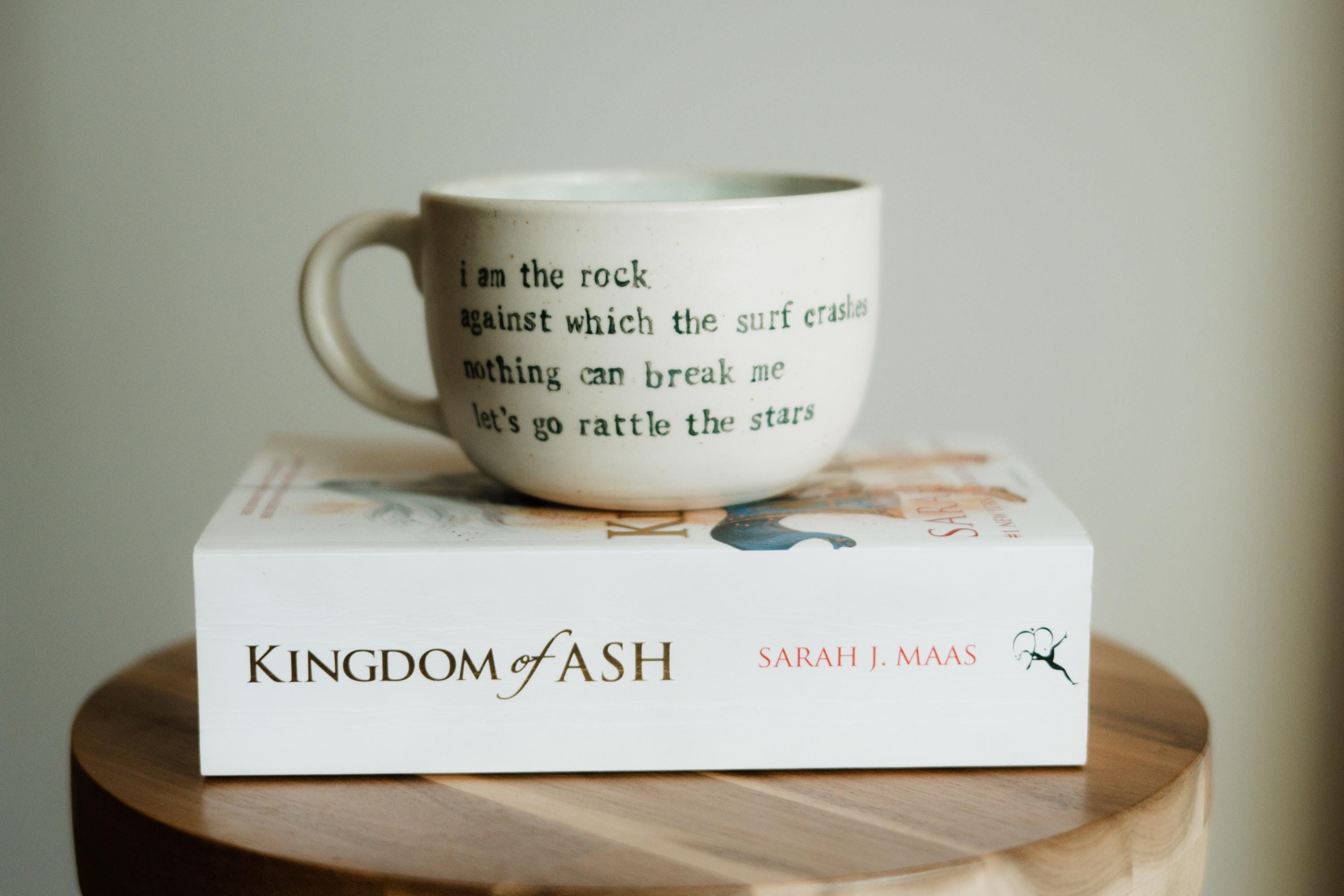 Throne of Glass Mug, Fireheart Cup, TOG Quote, ACOTAR, Bookish Gifts, SJM inspired, Romantasy Fantasy Book Inspired, Custom Quote Mug