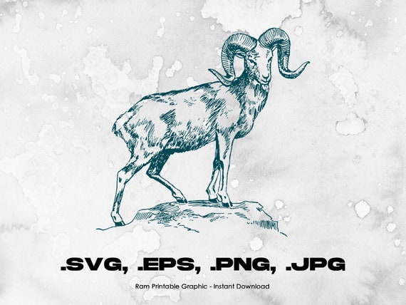 Ram Printable Graphic Instant Download | Etsy
