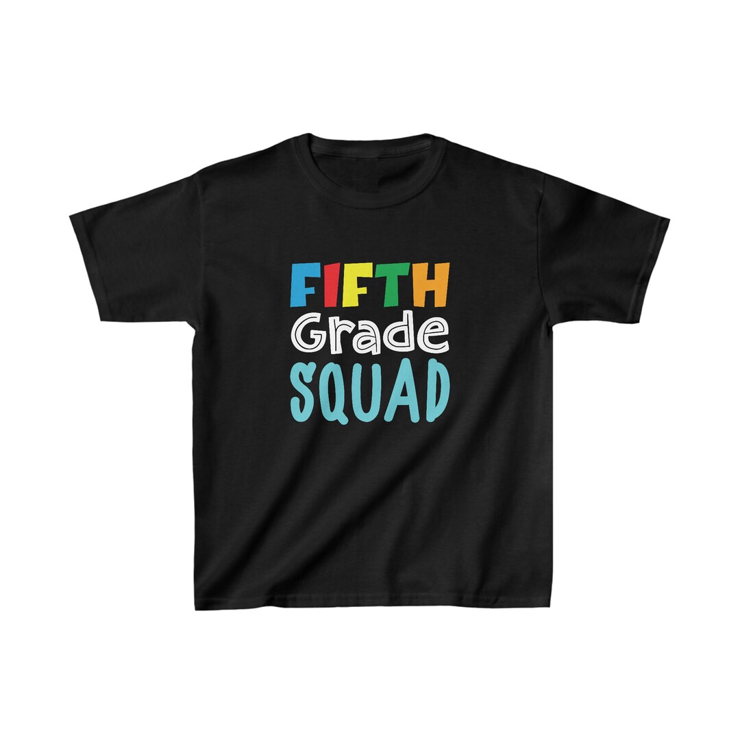 5th Grade Squad Back to School Kids Shirt 5th Grade Shirt - Etsy