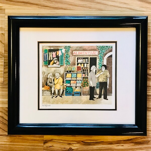 Guy Buffet Martini Print Etsy