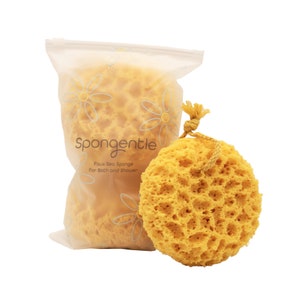 3 Pack Exfoliating Body Sponge Ultra Soft, for Bath and Shower, Multiple Textures, Generous and Rich Lather, for All Ages