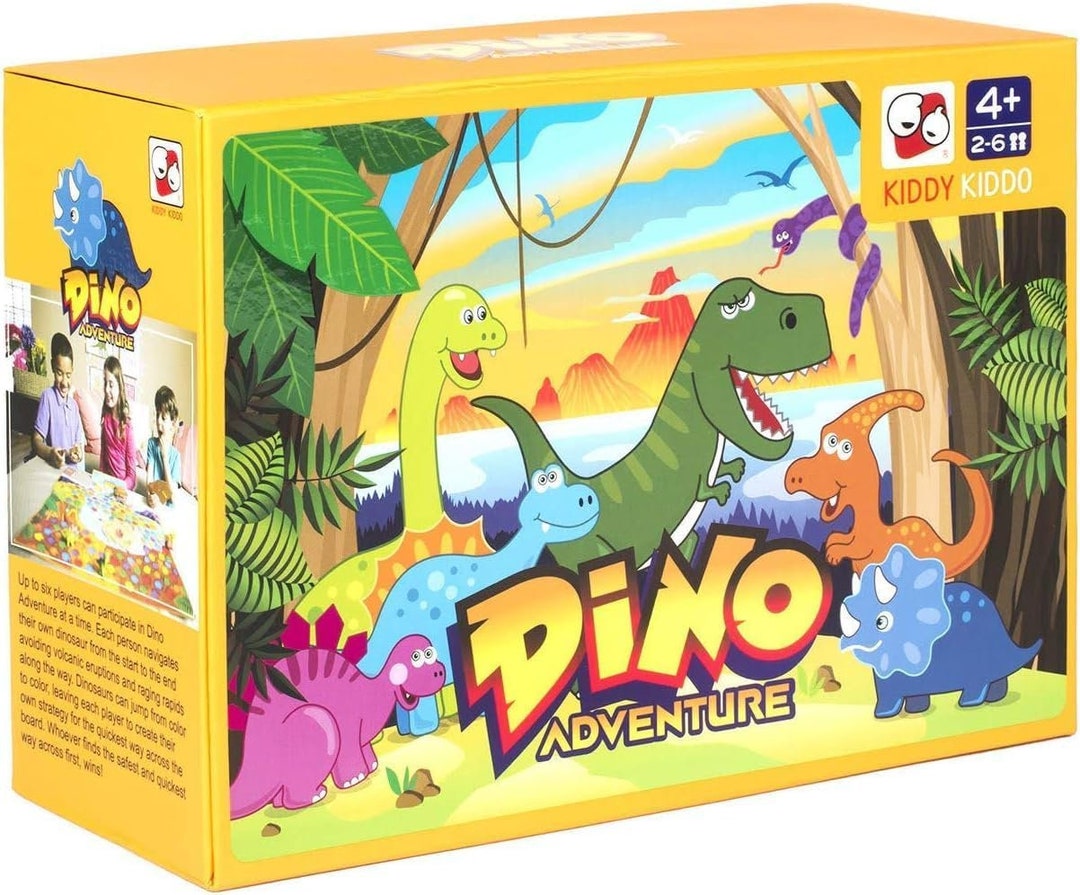 Dino Roar Gioco Da Tavolo - Avventura Preistorica Per Bambini Da 3 Anni In Su - 2-4 Giocatori