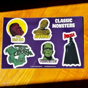 Classic Monsters - Sticker Sheet