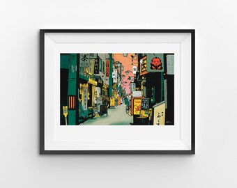 Tokyo Street Market - PRINT