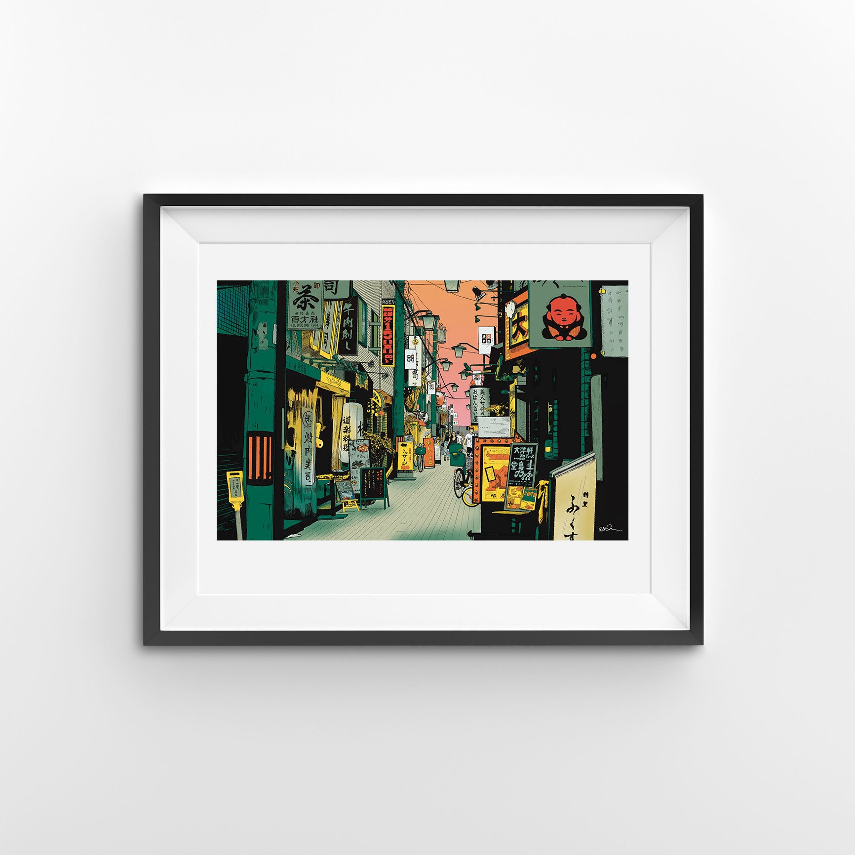 Tokyo Street Market - PRINT - Etsy