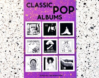 Classic Pop Albums Sticker Sheet
